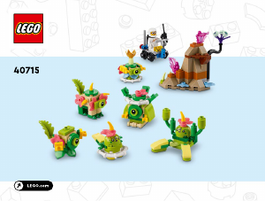 Bruksanvisning Lego set 40715 Space Utomjordingspaket