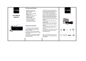 Manual NJS NJS-044 Speaker
