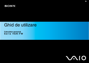 Manual Sony Vaio VGN-FW11J Laptop