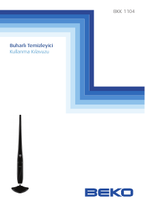 Kullanım kılavuzu BEKO BKK 1104 Buhar temizleyicisi
