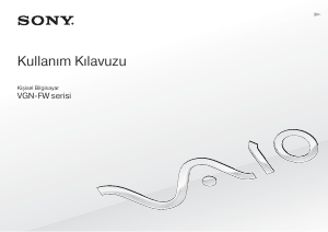 Kullanım kılavuzu Sony Vaio VGN-FW44MR Dizüstü bilgisayar