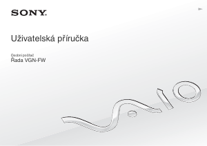 Manuál Sony Vaio VGN-FW44MR Laptop