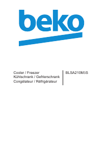 Manual BEKO BLSA 210 M3 S Refrigerator