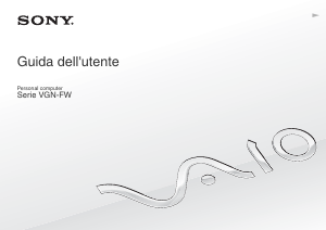 Manuale Sony Vaio VGN-FW56E Notebook