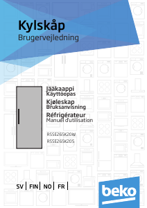 Manual BEKO RSSE 265 K20 W Refrigerator