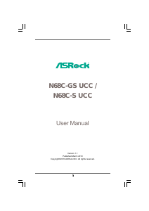 Handleiding ASRock N68C-GS UCC Moederbord