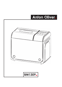 Handleiding Anton Oliver BM1309 Broodbakmachine