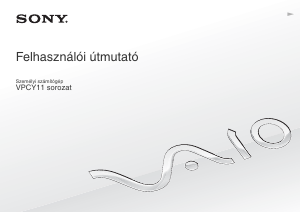 Használati útmutató Sony Vaio VPCY11S1E Laptop