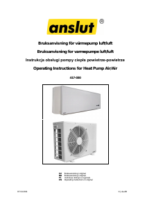 Manual Anslut 417-030 Air Conditioner