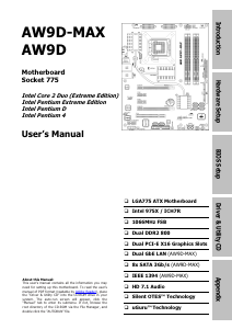 Handleiding Abit AW9D-MAX Moederbord