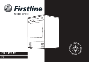 Mode d’emploi Firstline FSL1123CE Sèche-linge