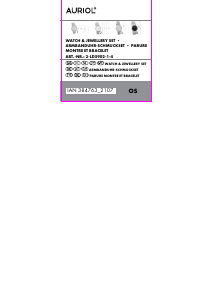Brugsanvisning Auriol IAN 384763 Armbåndsur