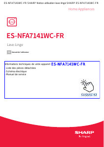 Mode d’emploi Sharp ES-NFA7141WC-FR Lave-linge
