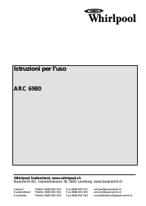 Manuale Whirlpool ARC 6980 Frigorifero-congelatore