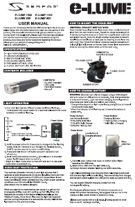 Handleiding Serfas E-LUME 1100 Fietslamp