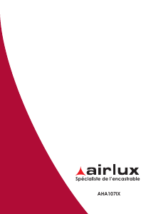 Bedienungsanleitung Airlux AHA1071IX Dunstabzugshaube