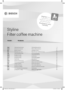 Mode d’emploi Bosch TKA8A054 Styline Cafetière