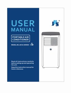 Manual JHS A016-10KR/B1 Air Conditioner
