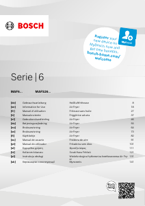 Bedienungsanleitung Bosch MAFS2671 Serie 6 Fritteuse