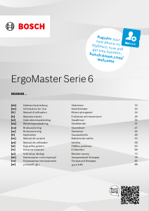 Εγχειρίδιο Bosch MSM6M852 ErgoMaster Serie 6 Μπλέντερ χειρός