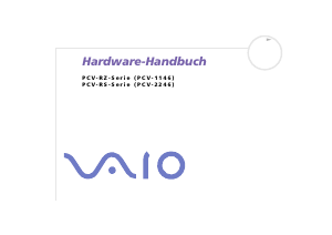 Bedienungsanleitung Sony PCV-RZ502P Vaio Desktop