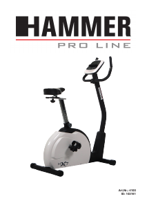 Handleiding Hammer 4100 HX7 Hometrainer