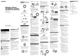 Bedienungsanleitung Sony MDR-RF800RK Kopfhörer
