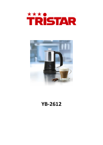 Bruksanvisning Tristar YB-2612 Mjölkskummare