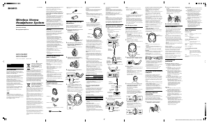 Instrukcja Sony MDR-RF860RK Słuchawki