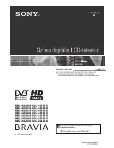Használati útmutató Sony Bravia KDL-32S2010 LCD-televízió