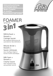 Bruksanvisning Solis 826 Foamer Mjölkskummare