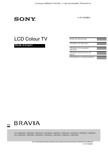 Mode d’emploi Sony Bravia KLV-40EX400 Téléviseur LCD