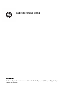 Handleiding HP 14-em0100nb Laptop
