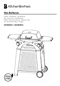 Manual KitchenBrothers KB1004016 Barbecue