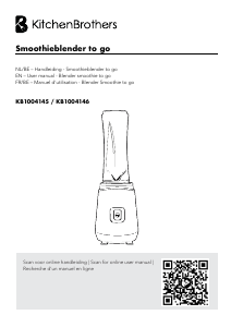 Bruksanvisning KitchenBrothers KB1004145 Blender