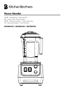 Bruksanvisning KitchenBrothers KB1004124 Blender