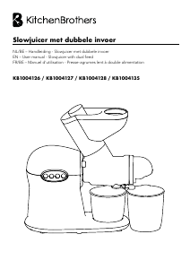 Manual KitchenBrothers KB1004128 Juicer