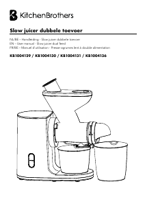 Manual KitchenBrothers KB1004129 Juicer