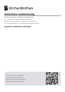 Bruksanvisning KitchenBrothers KB1004073 Vattenkokare
