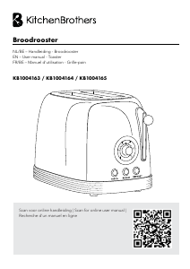 Manual KitchenBrothers KB1004164 Toaster