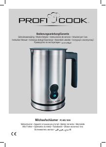 Bruksanvisning Proficook PC-MS 1009 Mjölkskummare