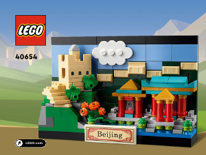 Manual de uso Lego set 40654 Creator Postal de Pekín
