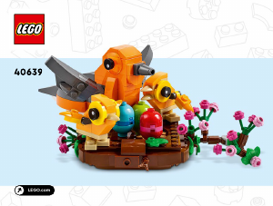 Instrukcja Lego set 40639 Holiday & Events Ptasie gniazdo