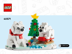 Brugsanvisning Lego set 40571 Holiday & Events Vinter-isbjørne