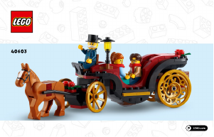 Brugsanvisning Lego set 40603 Holiday & Events Vinter-karettur