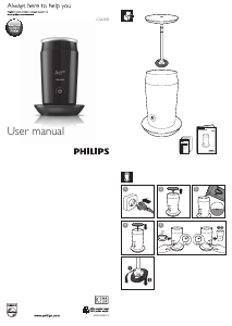 Manual Philips CA6500 Milk Frother