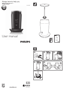 Bruksanvisning Philips CA6500 Melkeskummer