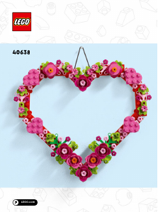 Brugsanvisning Lego set 40638 Holiday & Events Hjertepynt