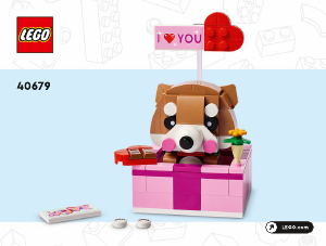 Brugsanvisning Lego set 40679 Holiday & Events Kærlighedsæske