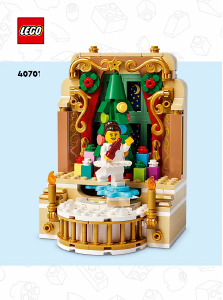 Manual Lego set 40701 Holiday & Events Ballerina & nutcracker scene